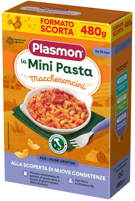 PLASMON PASTINA MACCHERONCINI 480 G - Farma Nice
