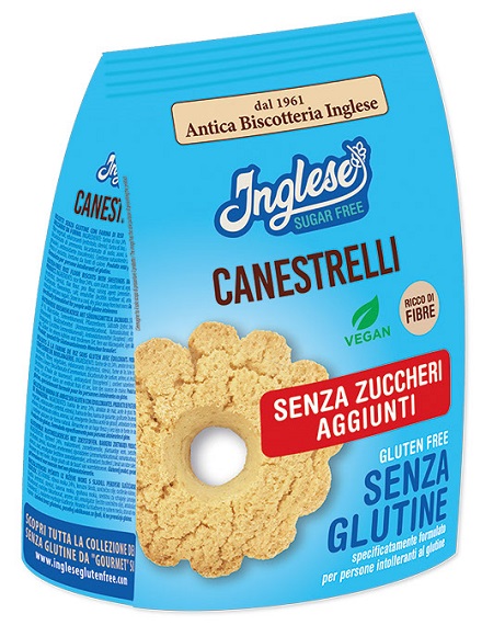 INGLESE BISCOTTI CANESTRELLI SENZA ZUCCHERI AGGIUNTI 200 G - Farma Nice