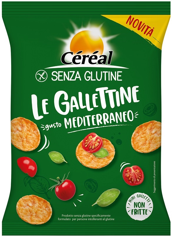 CEREAL SENZA GLUTINE GALLETTINE GUSTO MEDITERRANEO 70 G - Farma Nice