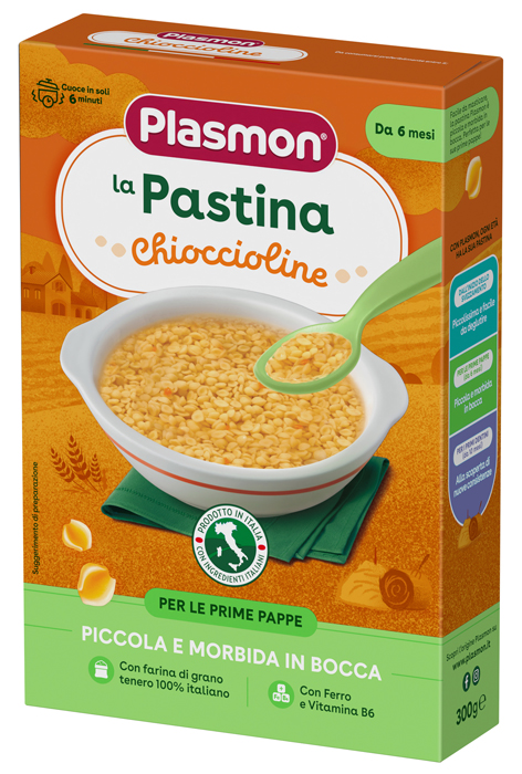 PLASMON PASTA CHIOCCIOLINE 300 G - Farma Nice