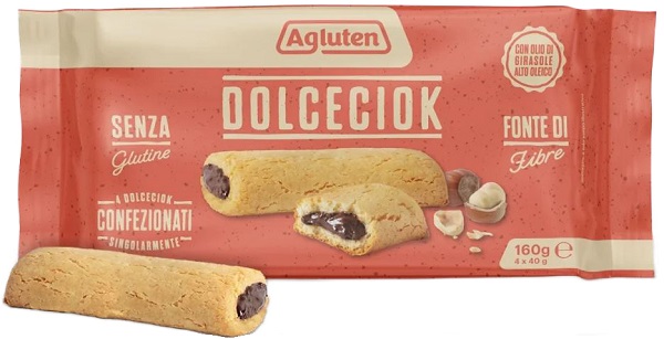 AGLUTEN DOLCECIOK 4 PEZZI DA 40 G - Farma Nice