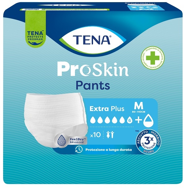 TENA PANTS EXTRA PLUS M 10 PEZZI - Farma Nice