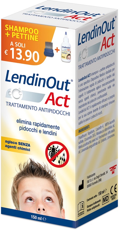 LENDINOUT ACT ANTIPIDOCCHI 150 ML - Farma Nice