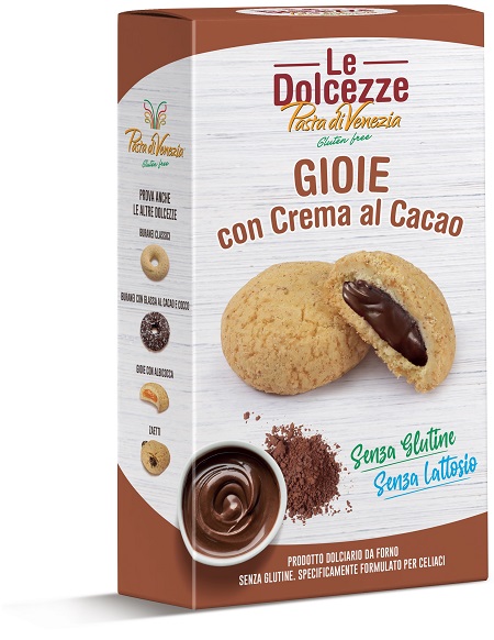 PASTA DI VENEZIA GIOIE CON CREMA AL CACAO 180 G - Farma Nice