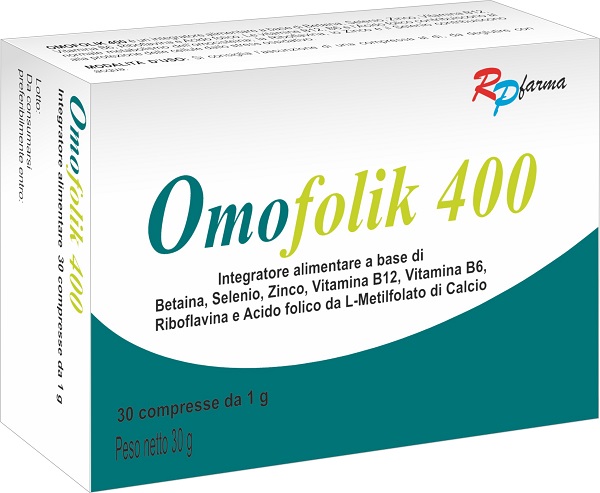 OMOFOLIK 400 30 COMPRESSE - Farma Nice