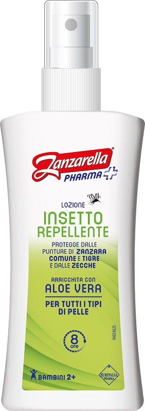 ZANZARELLA LOZIONE INSETTO REPELLENTE CON ALOE 100 ML - Farma Nice