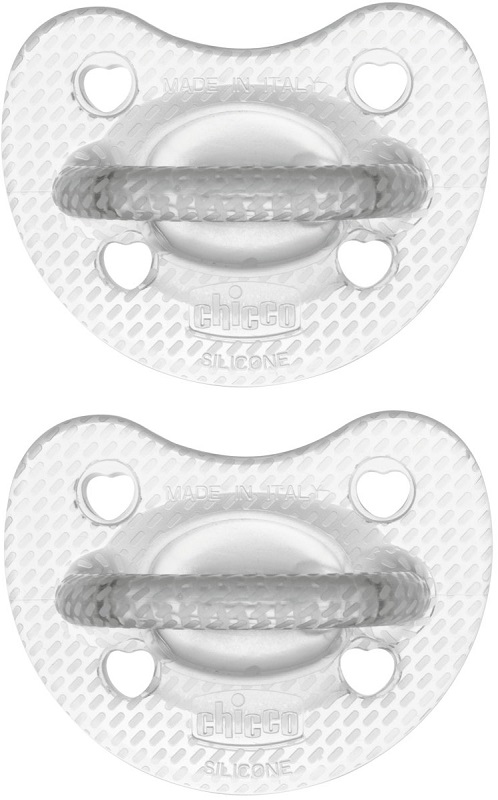 CHICCO GOMMOTTO SILICONE CRYSTAL 16-36 MESI 2 PEZZI - Farma Nice