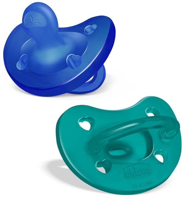 CHICCO GOMMOTTO SILICONE AZZURRO 6-16 MESI 2 PEZZI - Farma Nice