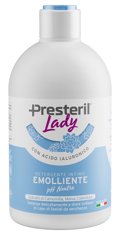 LADY PRESTERIL DETERGENTE INTIMO EMOLLIENTE/PH NEUTRO 250 M L - Farma Nice