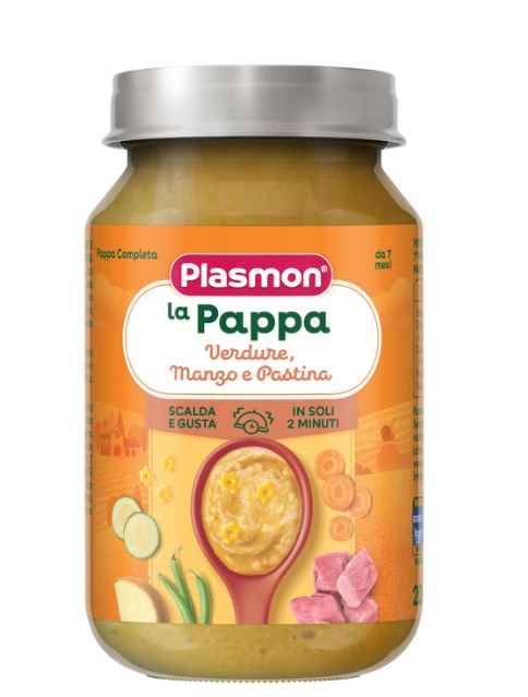 PLASMON LA PAPPA VERDURE MANZO E PASTINA 200 G - Farma Nice