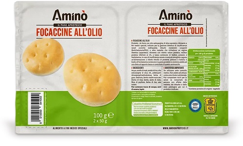AMINO' FOCACCINE OLIO 100 G - Farma Nice