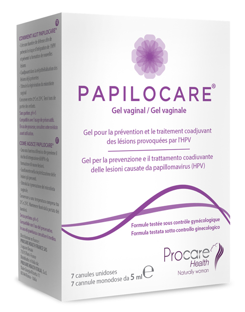 PAPILOCARE GEL VAGINALE 7 CANNULE MONODOSE X 5 ML - Farma Nice