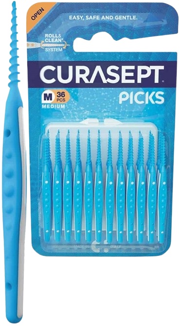 CURASEPT PICKS MEDIUM 36 PEZZI - Farma Nice
