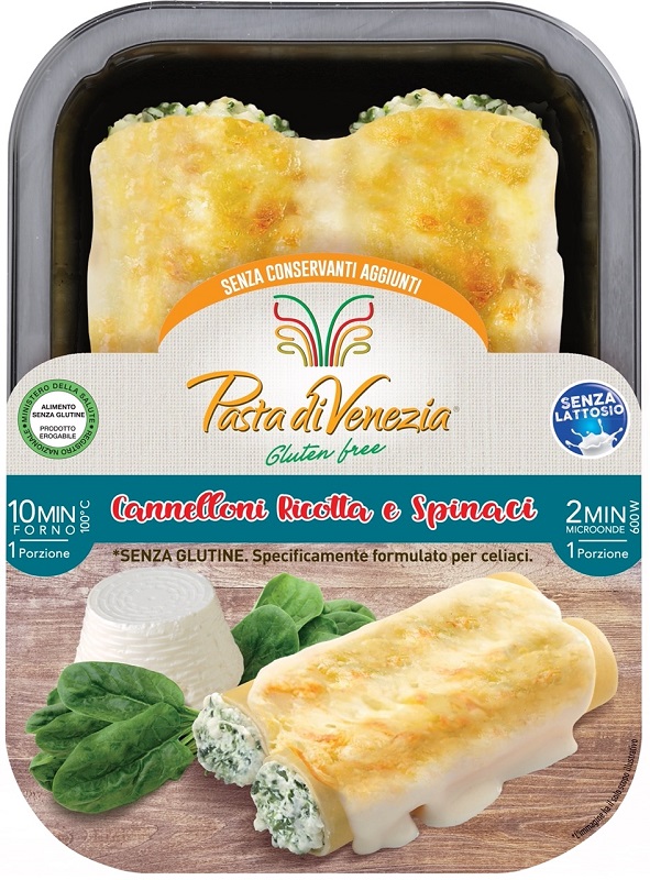 PASTA DI VENEZIA CANNELLONI RICOTTA E SPINACI 250 G - Farma Nice