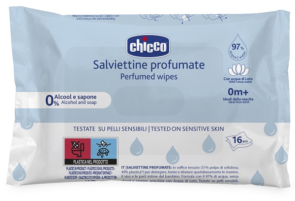 CHICCO SALVIETTE POCKET 16 PEZZI - Farma Nice