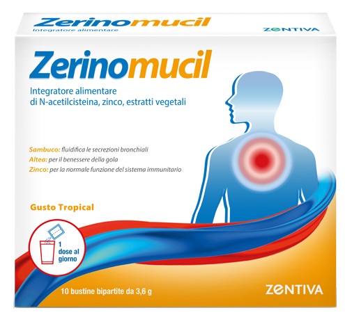 ZERINOMUCIL 10 BUSTINE 3,6 G - Farma Nice