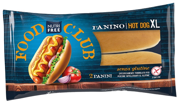 NUTRIFREE PANINO HOT DOG XL 2 PEZZI DA 65 G - Farma Nice