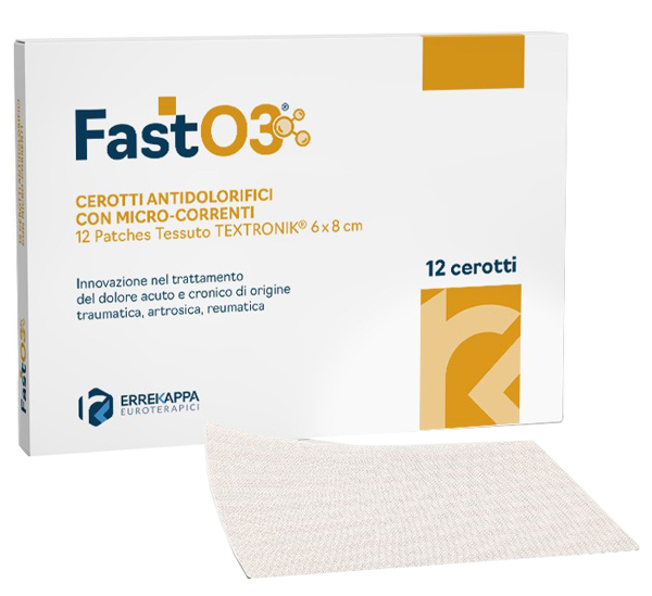 CEROTTI ANTIDOLORIFICI FASTO3 6X8CM 12 PEZZI - Farma Nice