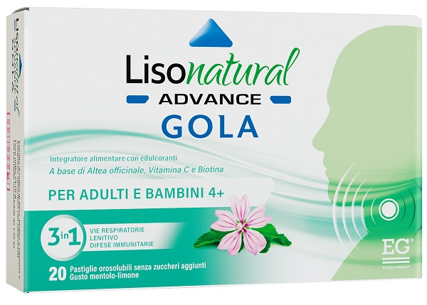 LISONATURAL ADVANCE GOLA 20 PASTIGLIE - Farma Nice