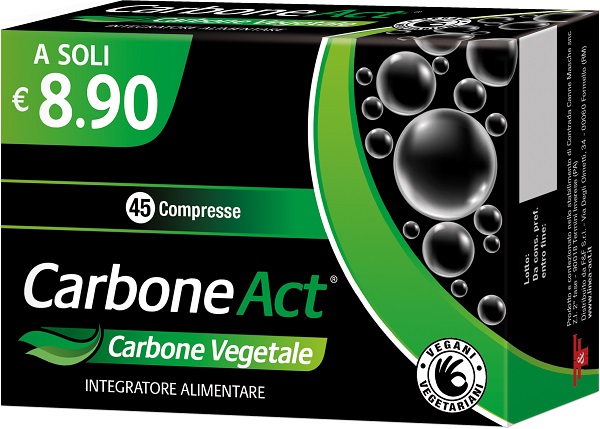 CARBONE ACT 45 COMPRESSE - Farma Nice