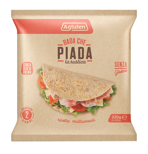 AGLUTEN BADA CHE PIADA LA RUSTICA 220 G - Farma Nice