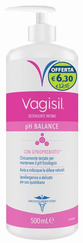 VAGISIL DETERGENTE PH BALANCE 500 ML OFFERTA SPECIALE - Farma Nice