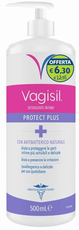 VAGISIL DETERGENTE PROTECT PLUS 500 ML OFFERTA SPECIALE - Farma Nice