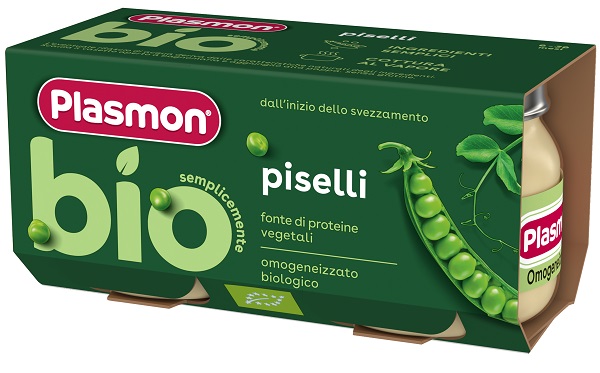 PLASMON BIO OMOGENEIZZATO PISELLI 2 PEZZI - Farma Nice