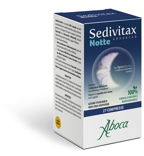 SEDIVITAX NOTTE ADVANCED 27 COMPRESSE - Farma Nice