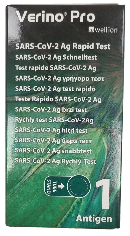TEST ANTIGENICO RAPIDO COVID-19 VERINO PRO AUTODIAGNOSTICO RILEVAZIONE QUALITATIVA ANTIGENI SARS-COV-2 IN TAMPONI NASALI MEDIANTE IMMUNOCROMATOGRAFIA 1 PEZZO - Farma Nice