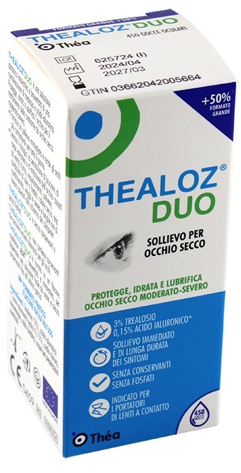 THEALOZ DUO SOLUZIONE OFTALMICA FLACONE 15 ML - Farma Nice