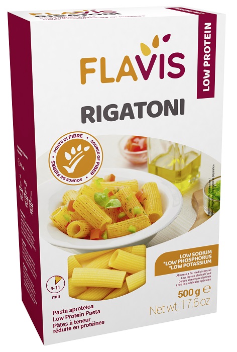 FLAVIS RIGATONI APROTEICI 500 G - Farma Nice