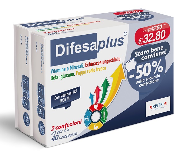 DIFESAPLUS 20 COMPRESSE BIPACK - Farma Nice