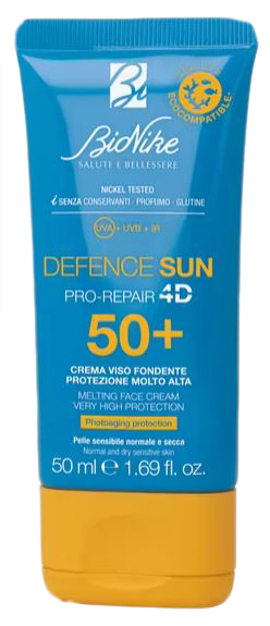 DEFENCE SUN 50+ CREMA VISO FONDENTE 50 ML - Farma Nice