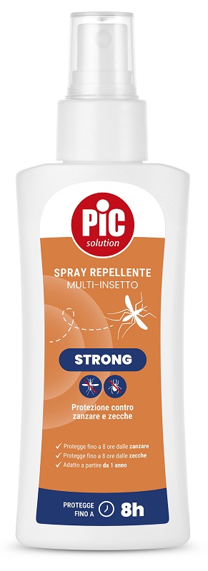 PIC SOLUTION SPRAY REPELLENTE MULTI-INSETTO STRONG 100 ML - Farma Nice