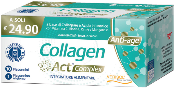 COLLAGEN ACT COMPLEX 10 FLACONCINI DA 10 ML - Farma Nice