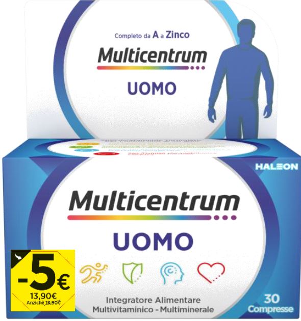 MULTICENTRUM U 30 COMPRESSE PROMO 2026 - Farma Nice