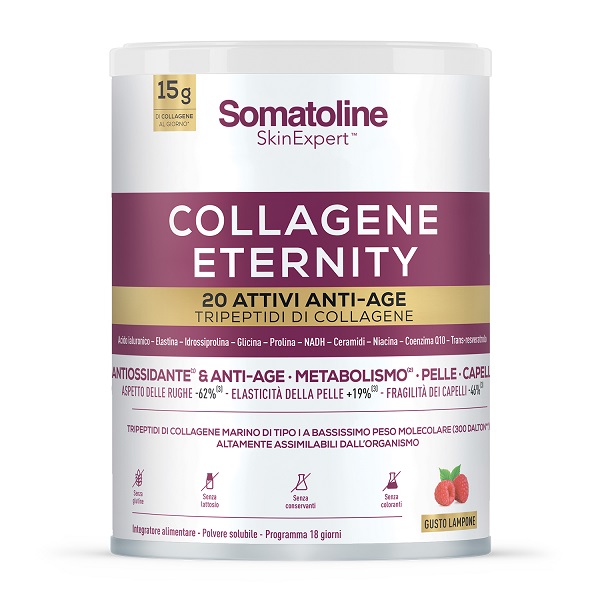 SOMATOLINE COLLAGENE ETERNITY 309 G SENZA GLUTINE SENZA LATTOSIO - Farma Nice