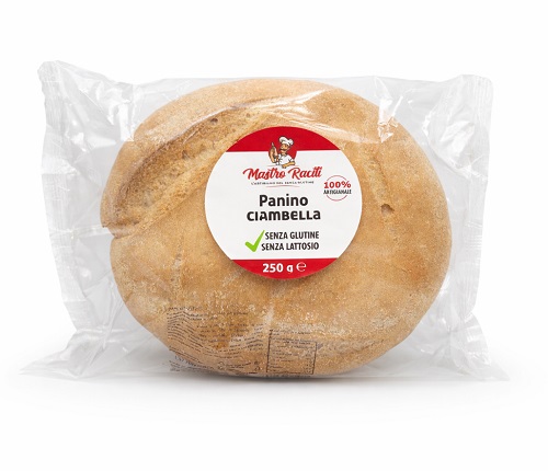 MASTRO RACITI PANINO CIAMBELLA 250 G SENZA GLUTINE SENZA LATTOSIO - Farma Nice