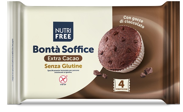 NUTRIFREE BONTA' SOFFICE EXTRA CACAO 140 G SENZA GLUTINE - Farma Nice