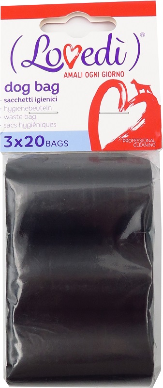 PETZ HEALTH DOG BAG SACCHETTI IGIENICI 3 ROTOLI DA 20 PEZZI - Farma Nice